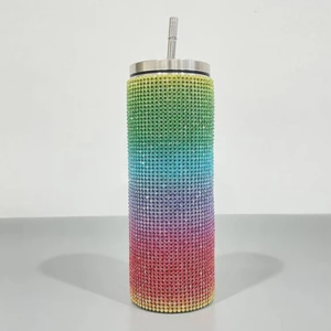 แก้วเพชรสีรุ้ง ขนาด600ml. ถือแก้วยังไงให้ดูรวยย