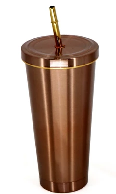 whealbkkแก้วเก็บความเย็น รุ่น Luxury stainless (600ML) พร้อมหลอดและแปรง