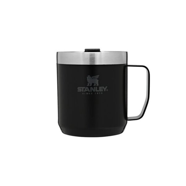 STANLEY แก้วเก็บความร้อน/เย็น รุ่น CLASSIC LEGENDARY CAMP MUG 12OZ MATTE BLACK - Image 3