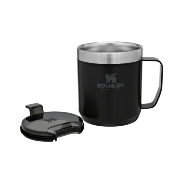 STANLEY แก้วเก็บความร้อน/เย็น รุ่น CLASSIC LEGENDARY CAMP MUG 12OZ MATTE BLACK - Image 2