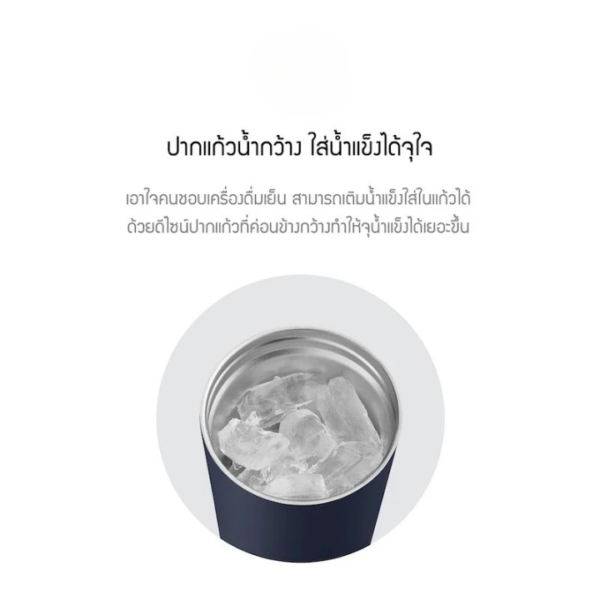 LocknLock แก้วเก็บอุณหภูมิพร้อมหลอด Bucket Tumbler with Straw - Image 3