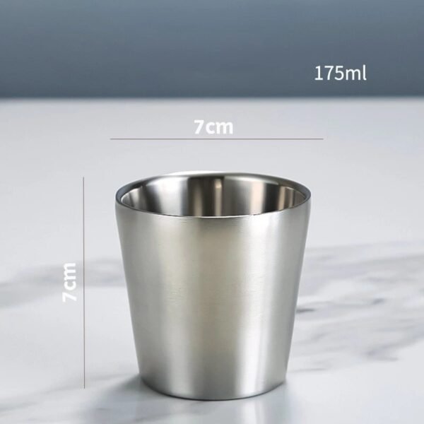 แก้วเก็บความเย็น 175ml แก้วเก็บอุณหภูมิ ไม่ร้อนมือ - Image 5