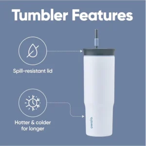 เเก้วเก็บความเย็น Owala Stainless Steel Tumbler(24 oz)