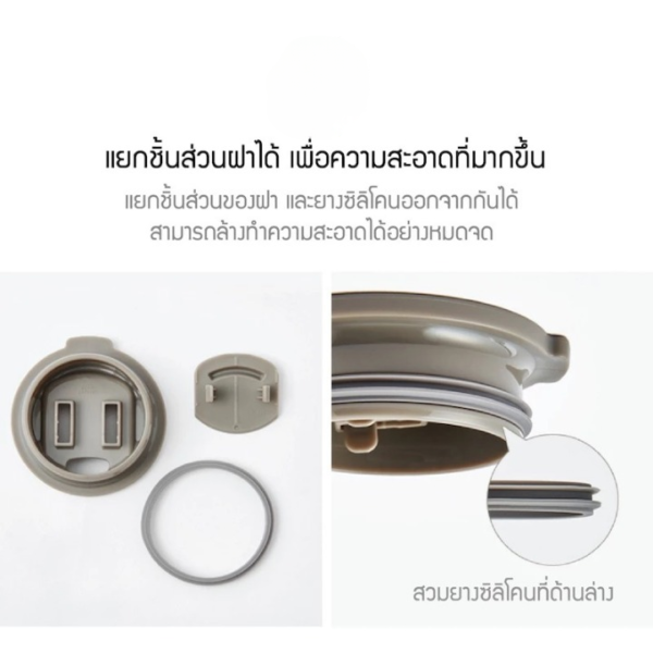 LocknLock แก้วเก็บอุณหภูมิ Table Mug ความจุ 473 ml. รุ่น LHC4247 - Image 3