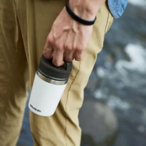 Stanley Adventure Short-Stack Travel Mug 8Oz แก้วกาแฟร้อน ขาว - Image 3