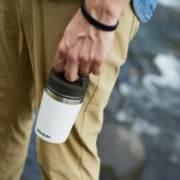 Stanley Adventure Short-Stack Travel Mug 8Oz แก้วกาแฟร้อน ขาว - Image 3
