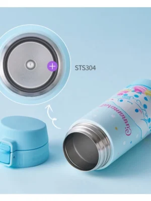 umbler 400ml สีม่วง Kuromi Double Wall Thermos ขวด