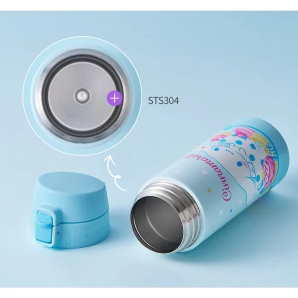 umbler 400ml สีม่วง Kuromi Double Wall Thermos ขวด