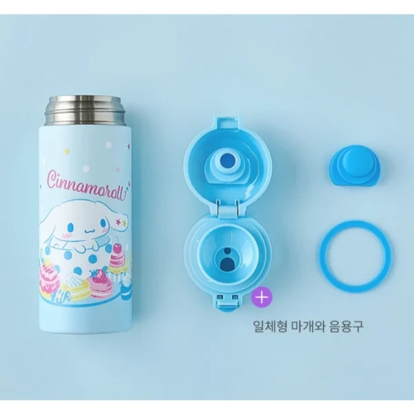 umbler 400ml สีม่วง Kuromi Double Wall Thermos ขวด - Image 4