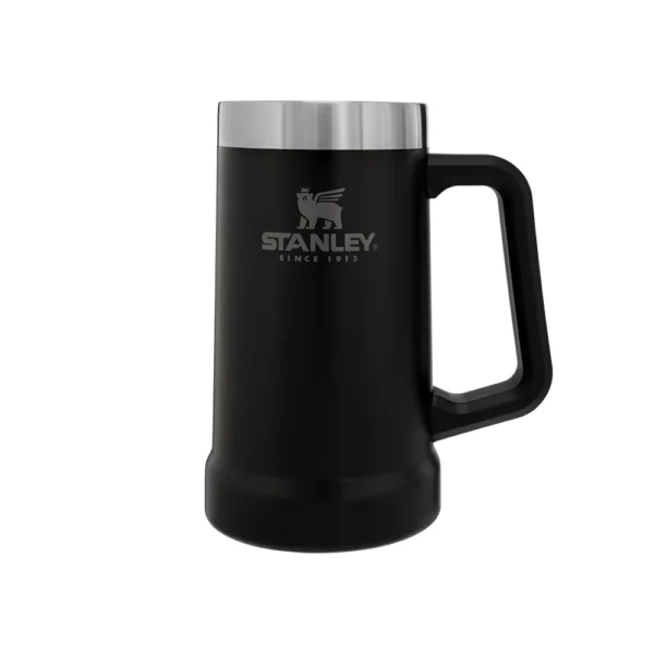 Stanley แก้วเบียร์เก็บความเย็น รุ่น ADVENTURE BIG GRIP BEER STEIN 24 OZ MATTE BLACK