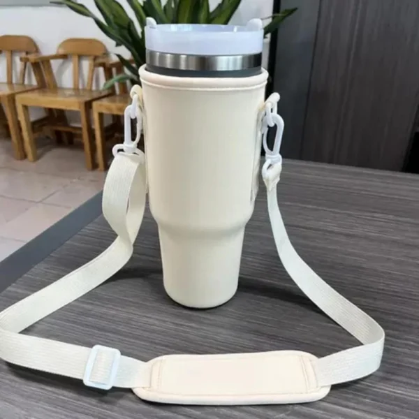 สายคล้องขวดน้ำปรับได้ Crossbody แบบพกพา