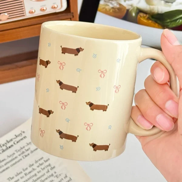 แก้วมัควัสดุเซรามิกความจุ 300ml เข้าไมโครเวฟได้ - Image 2
