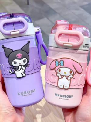 แก้วเก็บความร้อน ลายการ์ตูน 430 ml