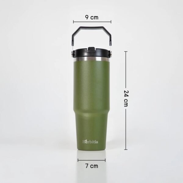 Herbitia Thermal Glass Premium แก้วเก็บอุณหภูมิ Stainless - Image 3